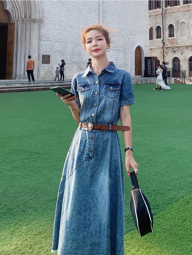 デニムワンピース きれいめ かっこいい カジュアル 春 夏の通販はau Pay マーケット Marmelo Sunnyday 商品ロット 切りっぱなし ワンピース レディース 膝丈 ミモレ丈 デニム シャツ 半袖 フレア 代引不可 Cta Org Mz