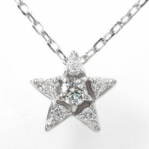 在庫爆買い ネックレス PAY マーケット - ジュエリー工房 alma au PAY マーケット店|商品ロットナンバー:333166001 プラチナ 星 ネックレス ダイヤモンド 流れ星 ペンダント レディースの通販はau 新作国産