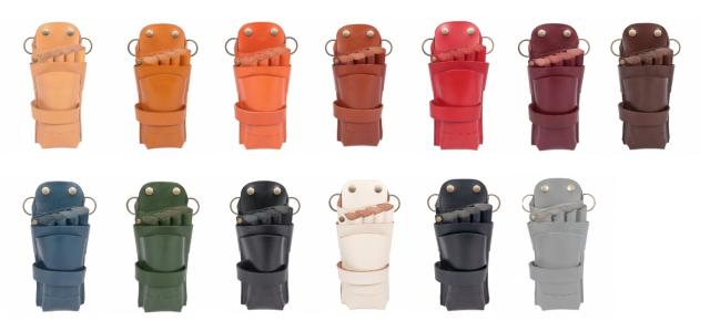 【ベルトB】カオティックシザーケース 801N (4丁用) -全12色-【受注生産のため返品・交換・キャンセルはお受けできません】