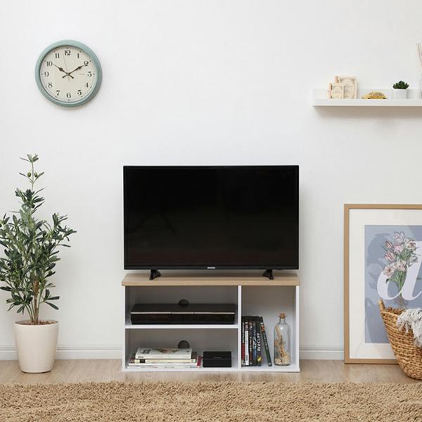 TV台テレビ置き収納インテリア棚茶色黒白ベージュアイリスオーヤマ