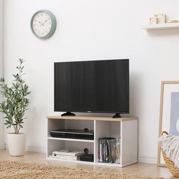 TV台テレビ置き収納インテリア棚茶色黒白ベージュアイリスオーヤマ