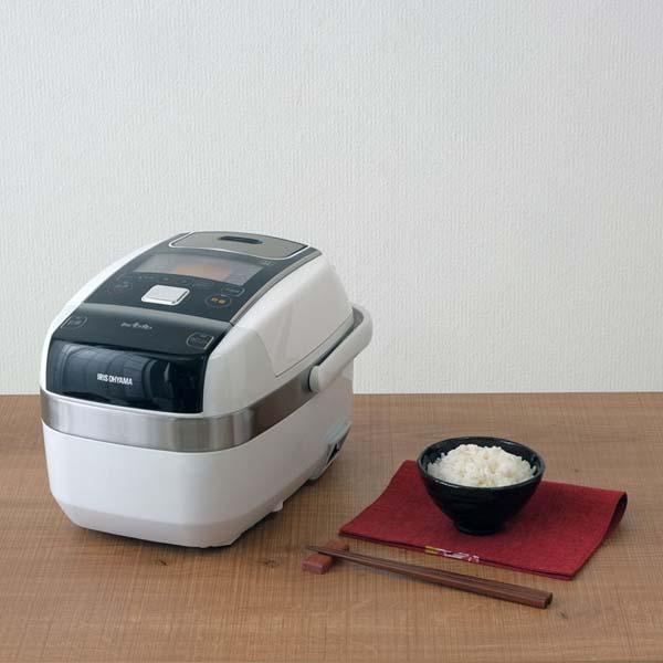 炊飯器炊飯ジャー炊飯IHジャー圧力銘柄量り炊き銘柄炊き炊き分けカロリー表示保温タイマーすいはんき米屋の旨み銘柄量り炊き圧力IHジャー炊飯器3合（分離なし）ホワイトRC-PC30-Wアイリスオーヤマ 