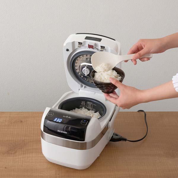 炊飯器炊飯ジャー炊飯IHジャー圧力銘柄量り炊き銘柄炊き炊き分けカロリー表示保温タイマーすいはんき米屋の旨み銘柄量り炊き圧力IHジャー炊飯器3合（分離なし）ホワイトRC-PC30-Wアイリスオーヤマ 