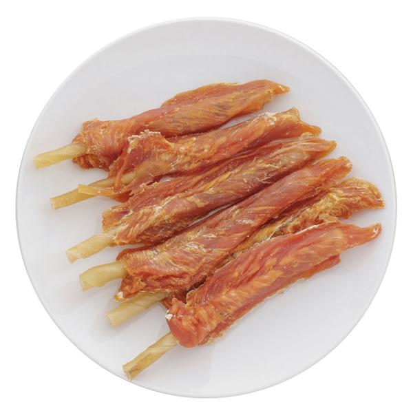 いぬイヌペットフードドッグフードおやつ犬用ガムまるごと肉巻きジャーキーガム16本アイリスオーヤマ