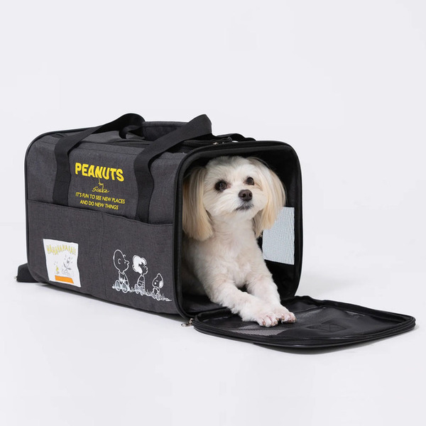 バッグキャリースヌーピー可愛いキャラクター人気ペット犬猫スリーアローズSNOOPYタンクキャリーS 