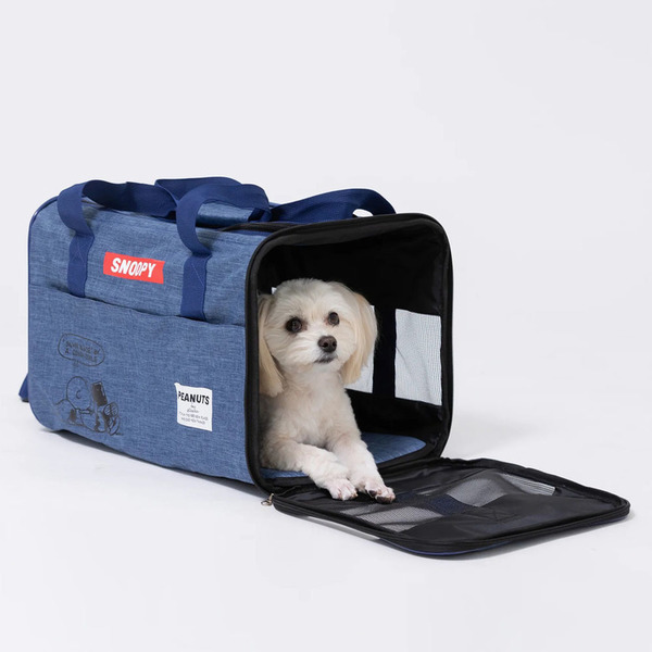 バッグキャリースヌーピー可愛いキャラクター人気ペット犬猫スリーアローズSNOOPYタンクキャリーM 