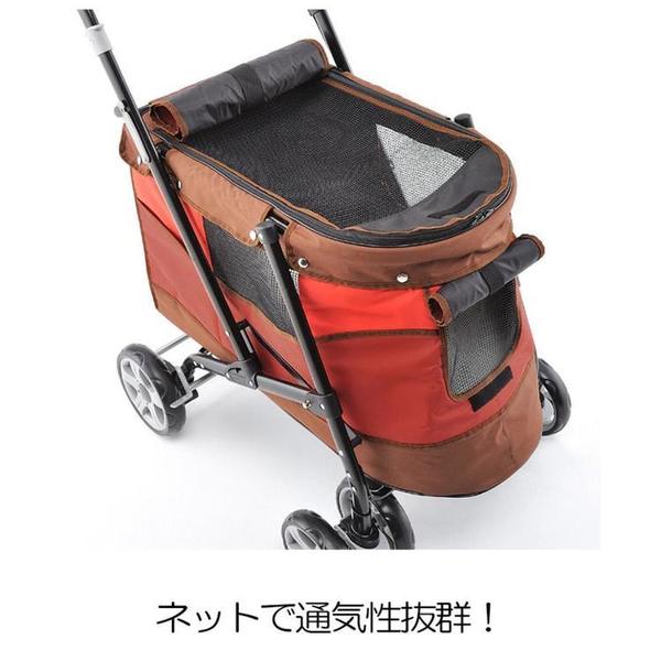 犬ペットキャリーカート中型犬たためるハンドブレーキボンビアルコンメッシュスロープペットバギーDECAPROGREボンビアルコン 