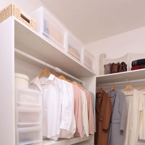 チェストクリアチェストクリアケースクローゼット収納クリアボックス収納ケース収納ボックス衣装ケース収納衣類収納プラスチック引出しスタッキング深型ボックスチェストナチュラルMBC-MDアイリスオーヤマ 