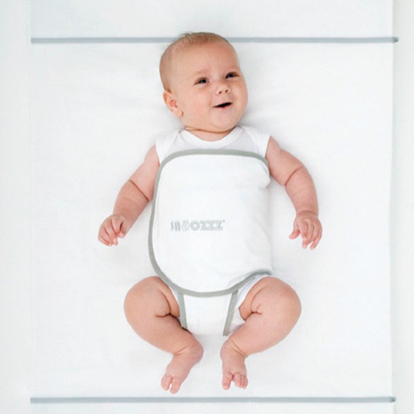 ベビー赤ちゃん安全対策寝返り寝具うつぶせ寝防止ベルトスヌーズホワイトsnoozzz