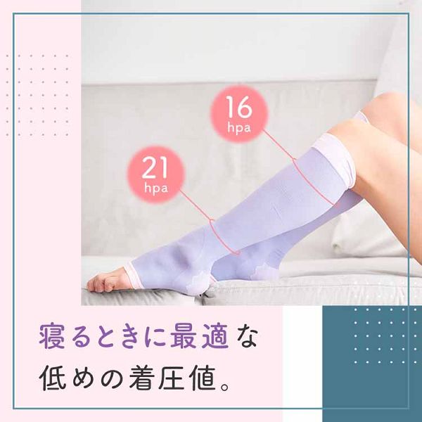 レキットベンキーザー日本製2個セット］寝ながらメディキュットショートMラベンダー 