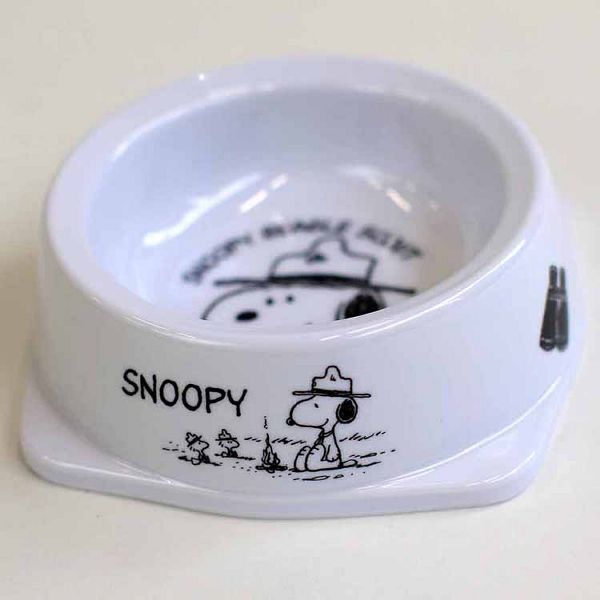 スリーアローズペット用スヌーピーキャラクター可愛い食器PEANUTS滑り止め付き犬猫SNOOPYスヌーピーフードボウルS 