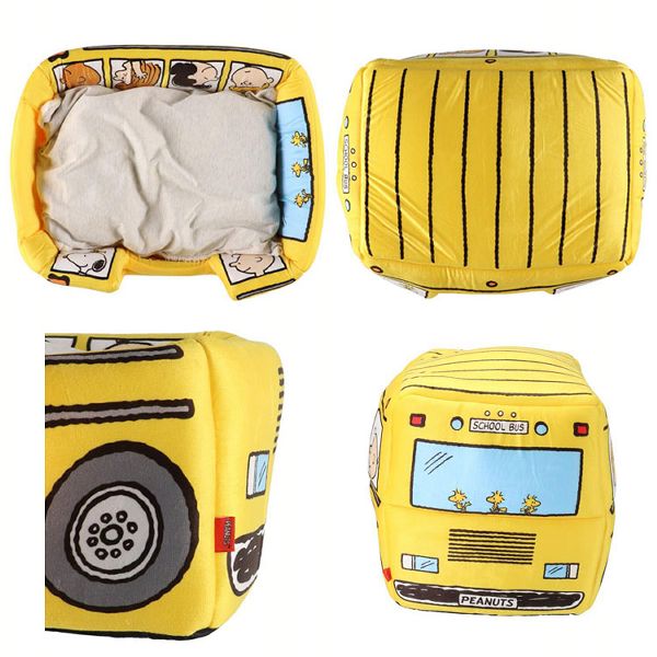 スヌーピーベッドバスハウスPEANUTS公式2WAYスリーアローズスヌーピーバスSイエロー 