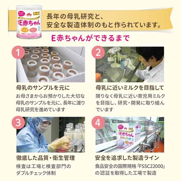 粉ミルクベビー森永E赤ちゃんエコらくパックつめかえ用800g