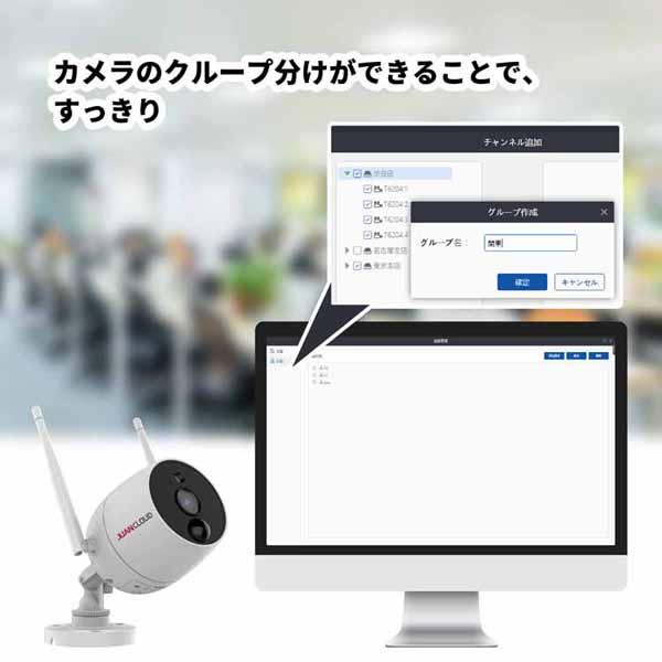 セキュリティ無線有線DIY防犯IP屋外Wi-Fiネットワーク屋外IPカメラPro白 