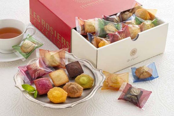 プチガトーバラエティ個包装焼菓子フィナンシェマドレーヌかわいいギフトボックスお祝い洋菓子銀座京橋レロジェエギュスキロール銀座プチガトー