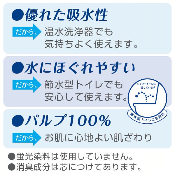 トイレットペーパーシングルダブル長持ちロール長巻ロールトイレットロールやわらかいパルプ無香料ピュアパルプクリネックス長持ちトイレットロール8ロールクリネックス 