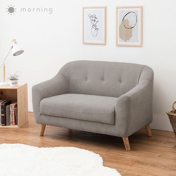 ソファソファーコンパクト一人暮らしローソファファブリックかわいいおしゃれシンプル姫系2人掛け二人掛け可愛い簡単組立ソファエメル 
