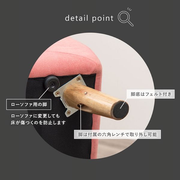 ソファソファーコンパクト一人暮らしローソファファブリックかわいいおしゃれシンプル姫系2人掛け二人掛け可愛い簡単組立ソファエメル 