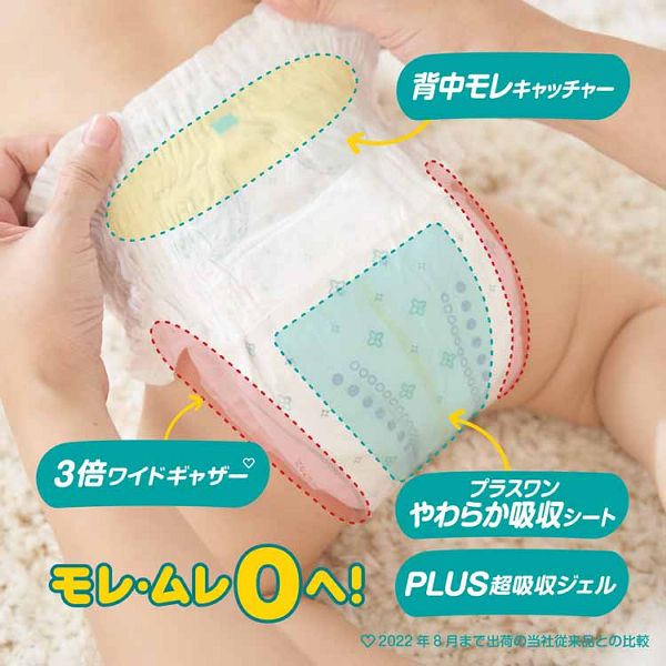 紙おむつベビー用品パンツ式もれ・ムレ0Mはいはいしまじろうデザインオムツ通気性Pampersまとめ買い【販売指示後カートアップ】【4個セット】パンパースさらさらケアパンツ/ウルトラジャンボMはいはい62枚（5-10kg）P&G 