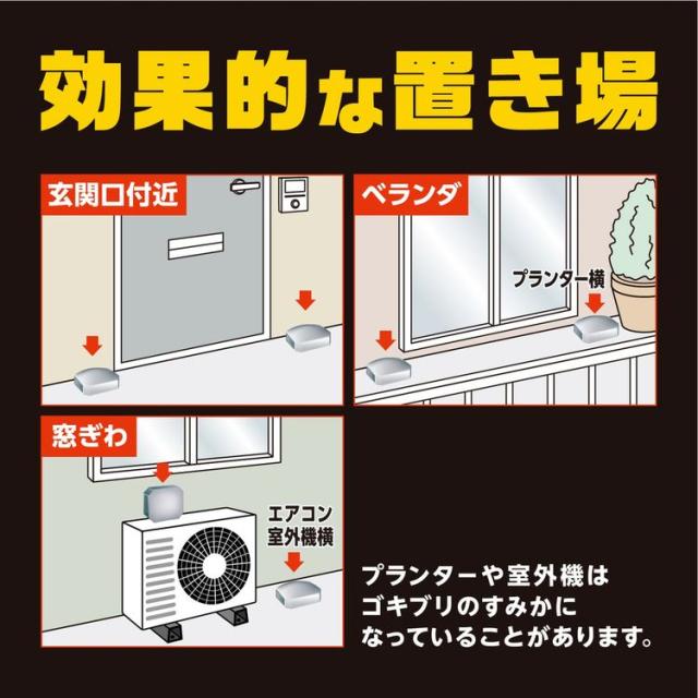 アース製薬アースあーすブラックキャップ屋外用1年間ゴキブリ駆除ゴキブリダンゴ駆除エサ剤【2個セット】ブラックキャップ屋外用16個入 