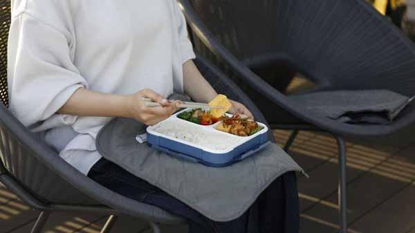 コンパクト弁当箱おしゃれワンプレート設計かばんに入れやすいシービージャパンCBJ抗菌仕様縦置きFOODMAN薄型ランチボックス汁漏れ防止薄型弁当箱抗菌フードマン800 