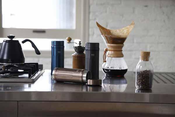 アウトドア用ボトルコーヒータンブラー保冷・保温カファボトルコーヒーCBJステンレスマグカップ保温コーヒーボトルおしゃれ真空断熱カフアコーヒーボトル2 