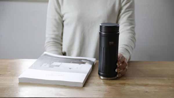 アウトドア用ボトルコーヒータンブラー保冷・保温カファボトルコーヒーCBJステンレスマグカップ保温コーヒーボトルおしゃれ真空断熱カフアコーヒーボトル2 