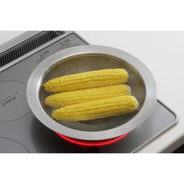 卓上鍋衛生的IH対応しゃぶしゃぶ寄せ鍋ステンレス燕三条継ぎ目のないステンレス卓上鍋26cm下村企販 