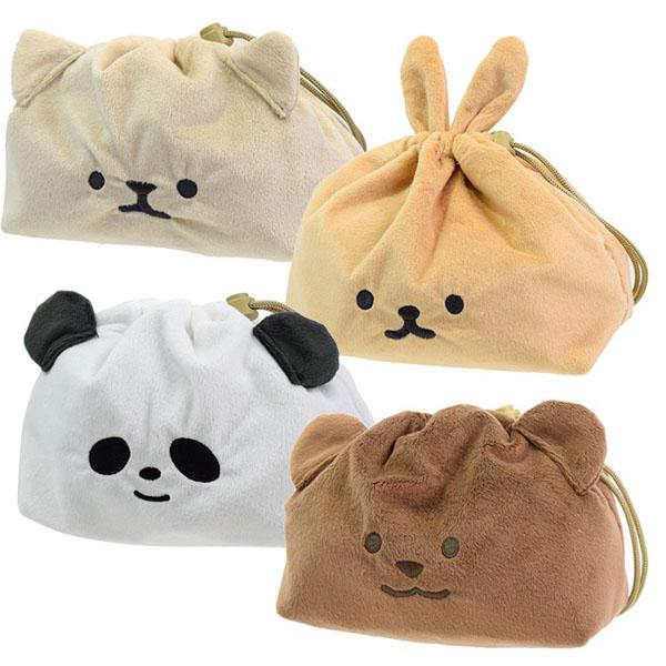 保冷巾着ランチ巾着巾着ポーチ保冷巾着ランチ巾着巾着ムームーフェイス巾着サブヒロモリ 