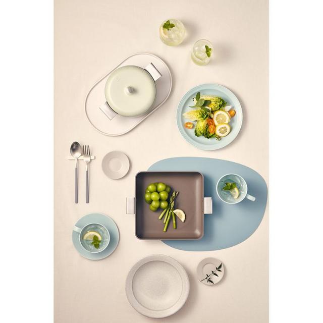 フライパン鍋韓国韓国キッチンウェア可愛い時短ワンプレートタイパ取っ手付き韓国鍋プレーティング四角パン22cmTTS 