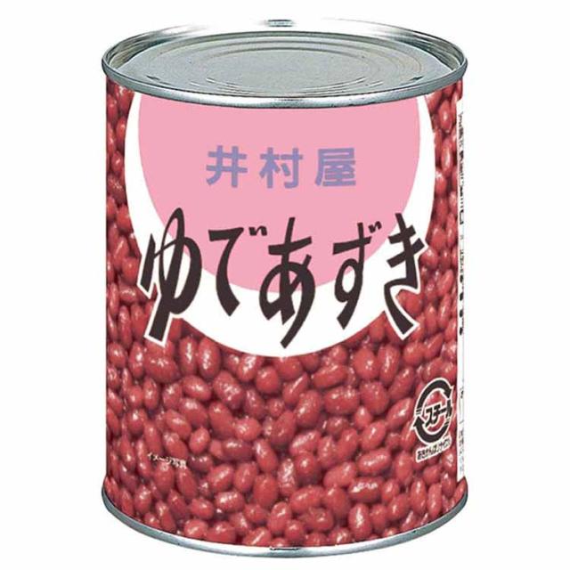和菓子あずきあんこ缶詰長期保存お菓子作りぜんざいおしるこ缶大容量【12個】ゆであずき２号缶井村屋 
