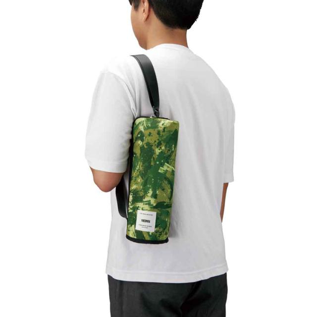 さーもすTHERMOS水筒ケースボトルポーチ袋持ち運び保護ショルダー付手洗い可能サーモス水筒用ポーチ保冷断熱保冷マイボトルポーチ1L 