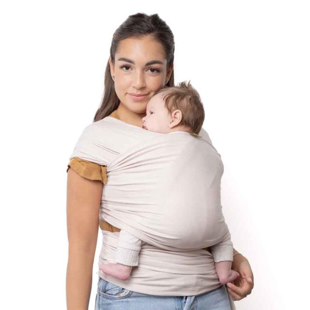 抱っこ紐BobaWrapだっこひもベビーラップ新生児から天然素材オーガニック綿オーガニックコットン密着一枚生地洗濯可能出産祝い男女兼用ベビーキャリーボバラップセレニティオーガニックboba（ボバ） 