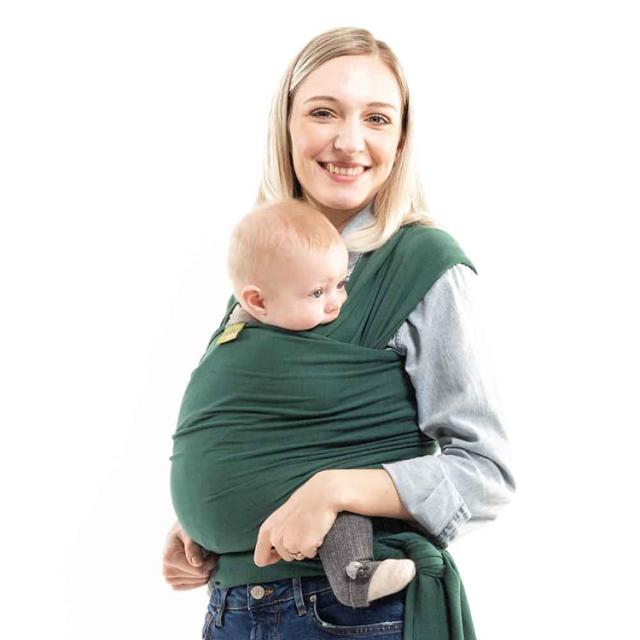 抱っこ紐BobaWrapだっこひもベビーラップ新生児から天然素材オーガニック綿オーガニックコットン密着一枚生地洗濯可能出産祝い男女兼用ベビーキャリーボバラップセレニティオーガニックboba（ボバ） 