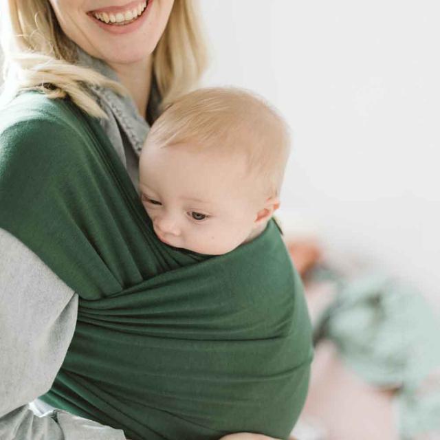 抱っこ紐BobaWrapだっこひもベビーラップ新生児から天然素材オーガニック綿オーガニックコットン密着一枚生地洗濯可能出産祝い男女兼用ベビーキャリーボバラップセレニティオーガニックboba（ボバ） 