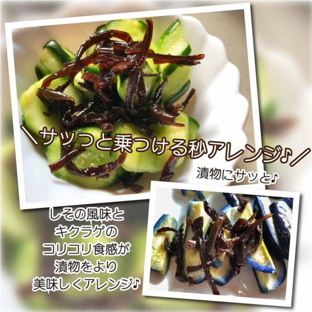 きくらげしそご飯お供お土産おにぎりつくだにたっぶりつまみリピート【4袋】ご飯のお供しそきくらげ90gTokka 