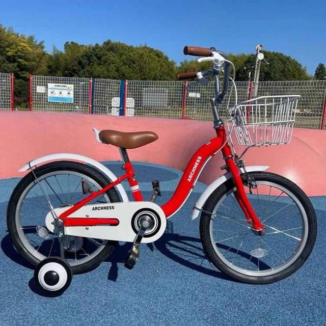 子供用自転車子供用自転車幼児用自転車カゴ付き18インチ補助輪かわいいおしゃれ練習用男女兼用【完成品お届け】幼児用自転車18インチ子供用アイトン 