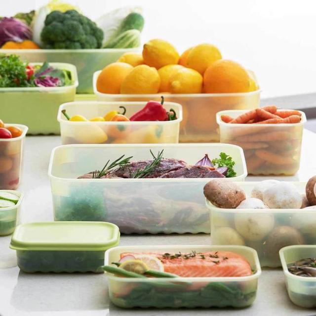 保存容器野菜保存鮮度保持電子レンジ食洗機冷凍抗菌セットBPAフリーベストコLIVPLUS保存容器9点セットグリーンベストコ