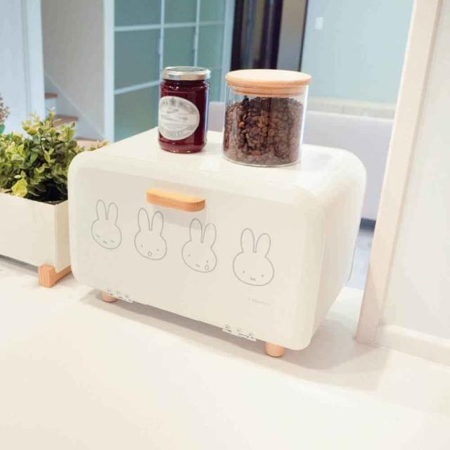 ミッフィーかわいいキッチン収納オカトーｍｉｆｆｙ　ブレッドケース（Ｍ） 