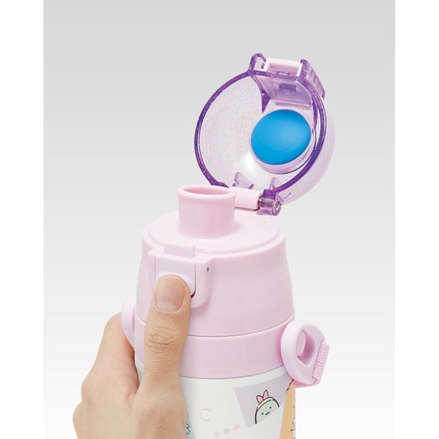 子供軽いボトルキャラクター女の子男の子水筒かわいい入園入学真空ステンレスボトル470mlすみっコぐらしえびてんアイドルスケーター