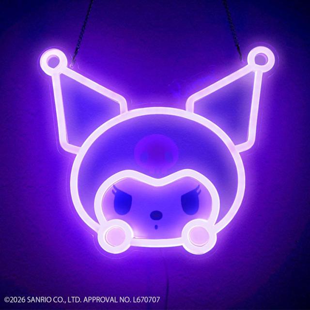 サンリオネオンライトインテリアライトLEDライトギフトかわいい壁掛けライト給電式サンリオユメルミネオンライト