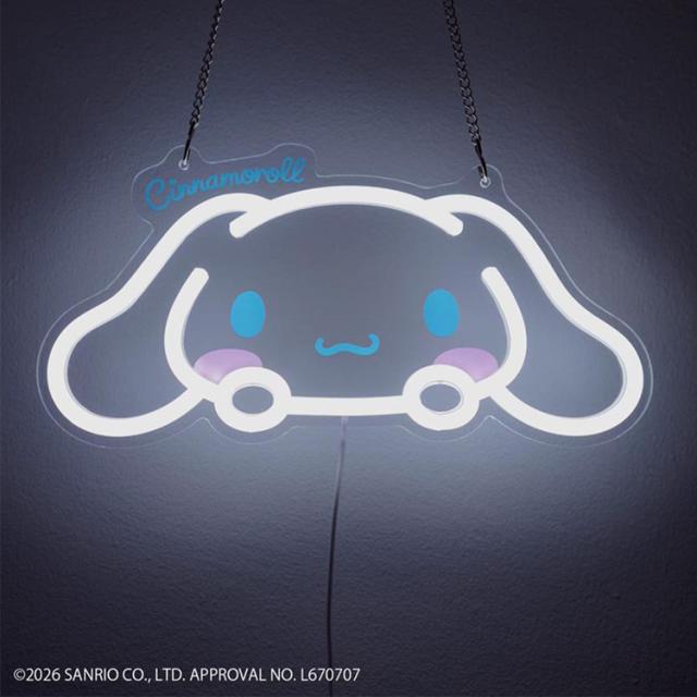 サンリオネオンライトインテリアライトLEDライトギフトかわいい壁掛けライト給電式サンリオユメルミネオンライト