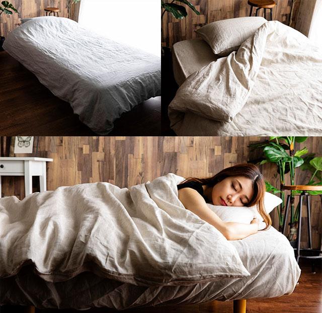 掛布団カバー掛布団カバー布団カバーセミダブルロングセミダブル麻リネン天然洗濯可洗濯機可寝具リネン100%掛布団カバーセミダブル