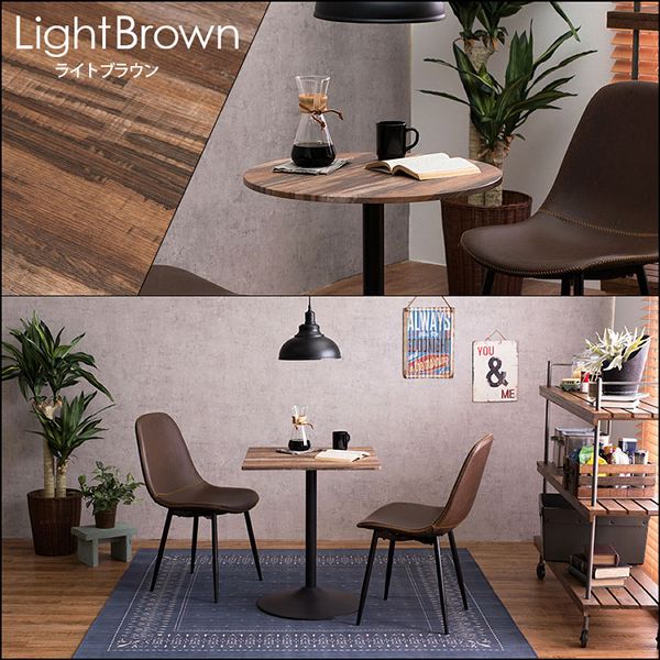 カフェテーブルおしゃれカフェ風サイドテーブルコーヒーテーブル四角丸北欧モダンシンプルテーブル（丸） 