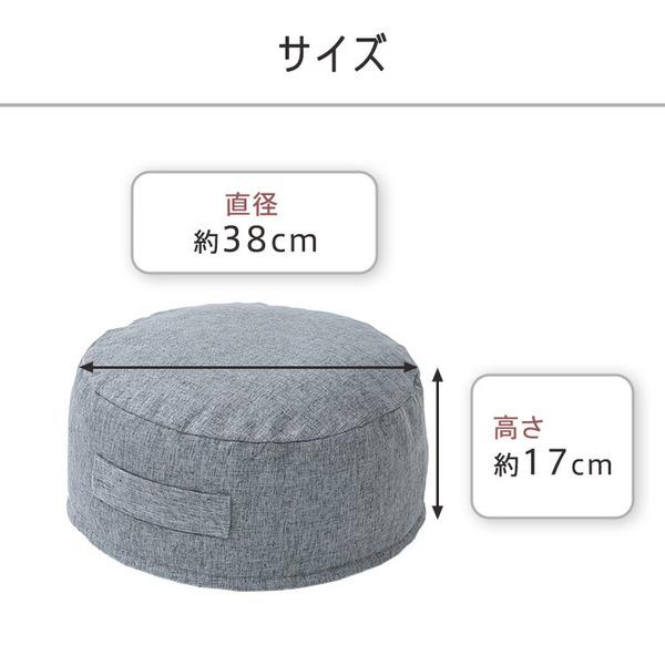 収納カバー布団カバークッションカバー寝具収納クッションになる布団収納ケース丸型（小） 