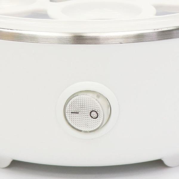 ゆで卵時短料理料理ゆでたまごメーカーレンジエッグクッカー新生活ゆで卵メーカーホワイト