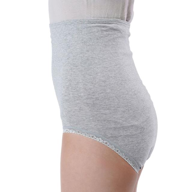 はらまき付きパンツ腹巻き付きパンツレディース深ばき無地肌側綿100％日本製満足美温活はらまき心地腹巻付きパンツ無地深ばき日本製M-LFukuske 