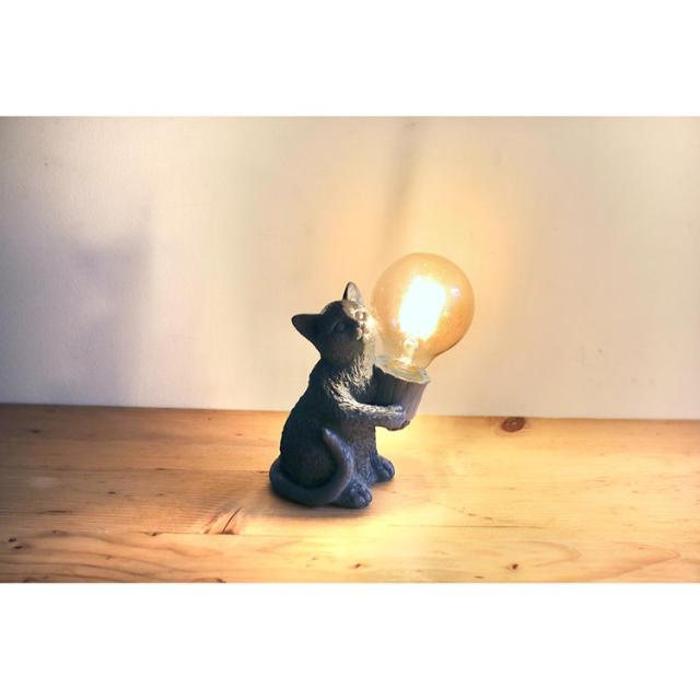 照明動物インテリア間接照明DRLG2002電球ライトデコアニマルライト猫キャットデコアニマルライトキャットSOW