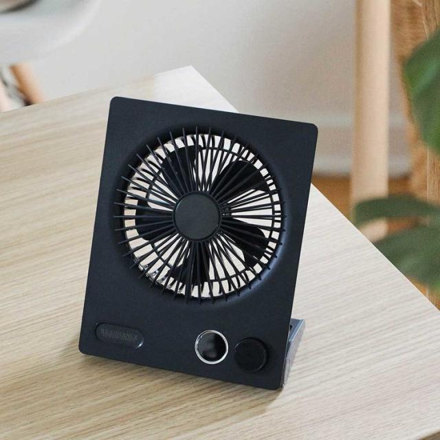 スリム角度デスクファン充電マグネットリモコン持ち運べる小さくてリモコン付きスリムデスクファン株式会社YARD 