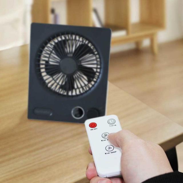 スリム角度デスクファン充電マグネットリモコン持ち運べる小さくてリモコン付きスリムデスクファン株式会社YARD 